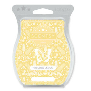 Scentsy Piña Colada Cha-Cha Wax Bar Retired Tropical Coconut Melt